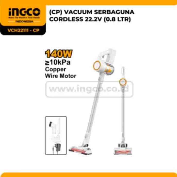 VCH22111 - CP - (CP) VACUUM SERBAGUNA 
CORDLESS 22.2V (0.8 LTR)